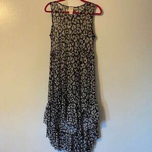 Stylish Zadie B’S Leopard Print High-Low Dress